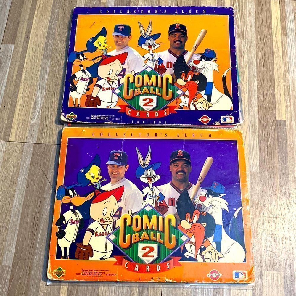 Looney Tunes upper deck topps mixed baseball vintage old sports cards